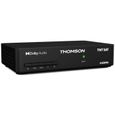 Pack THOMSON Récepteur TV Satellite Full HD + Carte d'accès TNTSAT + LNB Single HDSAT 4 Noir-1