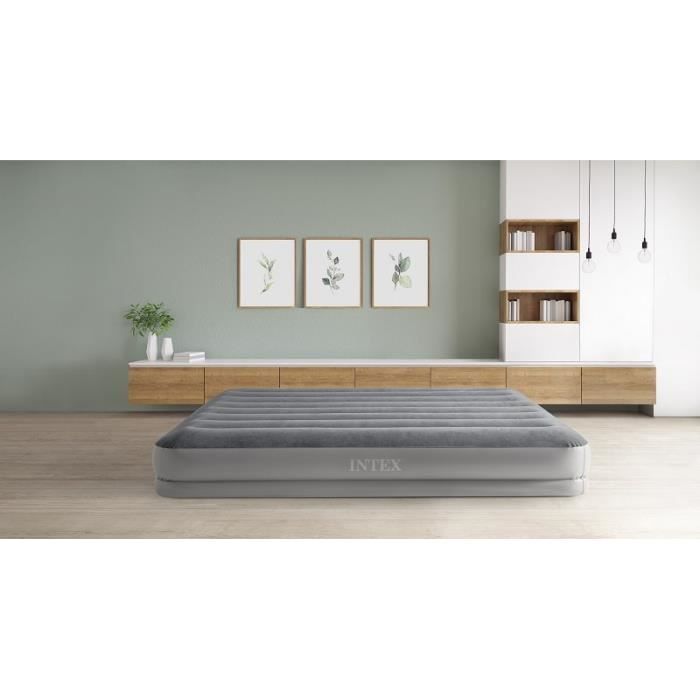 Matelas gonflable INTEX luxe 2 places 188X152 CM - Provence Outillage