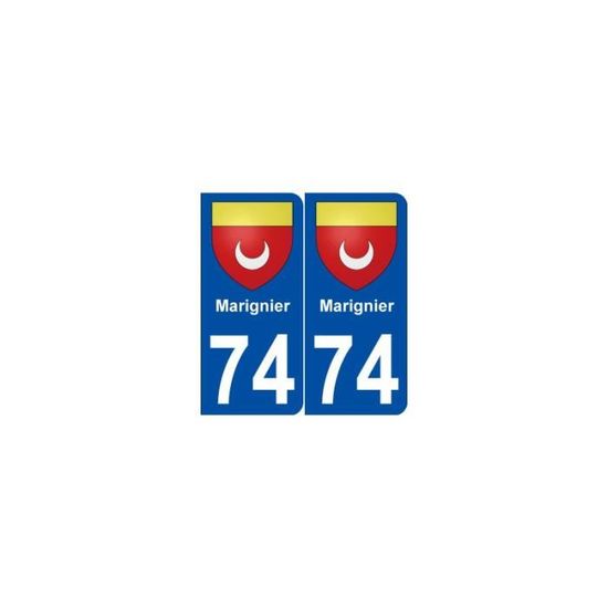 arrondis 74 Faverges blason autocollant plaque stickers ville Angles