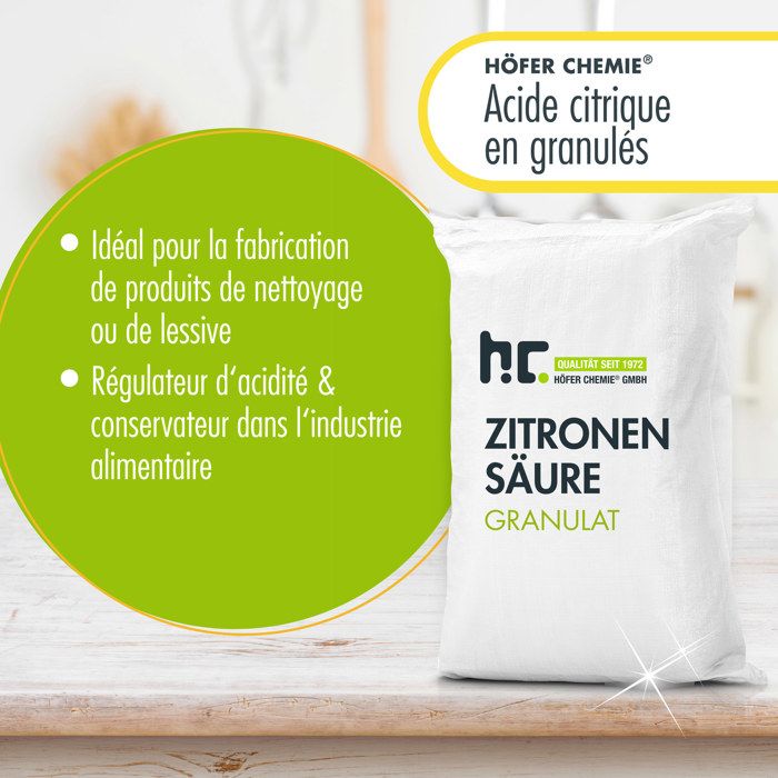 Höfer Chimie Acide Citrique Granulé 50 kg Détartrant Multifonction — free download