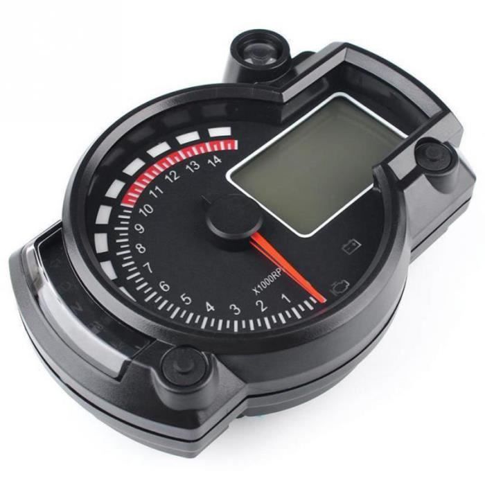 LCD Digital Odomètre Tachymètre Speedo Compteur Vitesse Moto ATV Gear pour  Honda - Cdiscount Auto