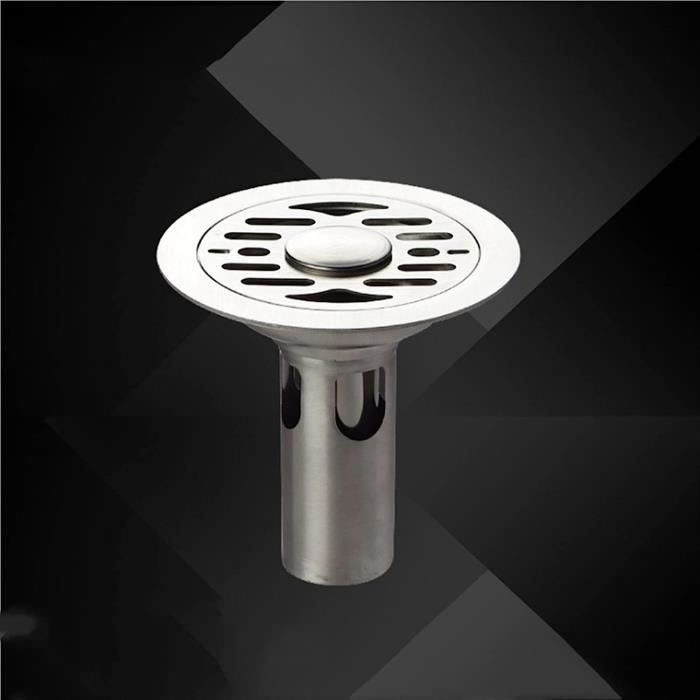 Siphon De Sol En Inox 150x150 Mm – Pour Douche, Terrasse, Jardin, Salle De Bains, Pose Facile