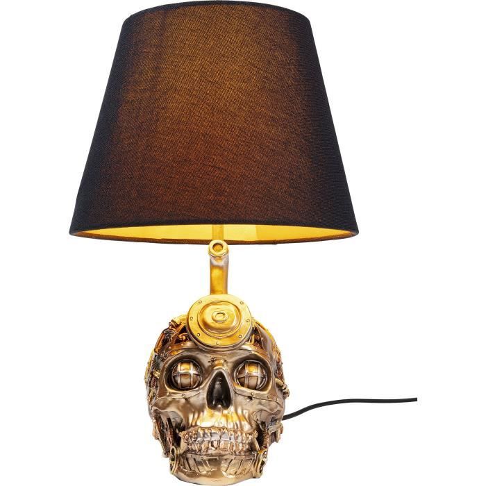 Gothique, lampadaire, lampe de table, lampe décorative, tête de mort, lampe,  lumière, lampe tête de mort, éclairage -  France