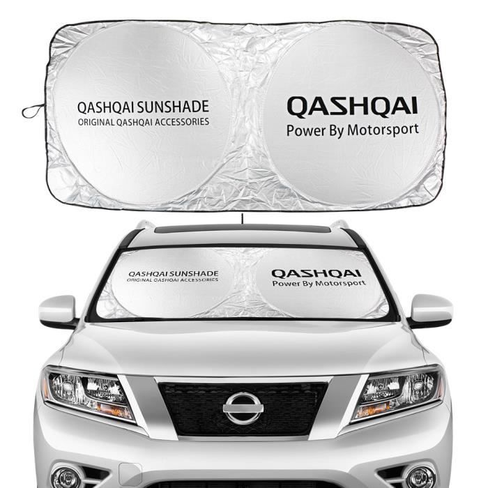 Lot de 2 Clips de Fixation pour Pare-Soleil intérieur Gris pour Nissan  Qashqai J10 Juke