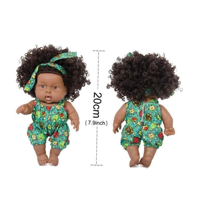 Yeeda Poupées de bébé Noires, poupée de Bain, poupée de Fille