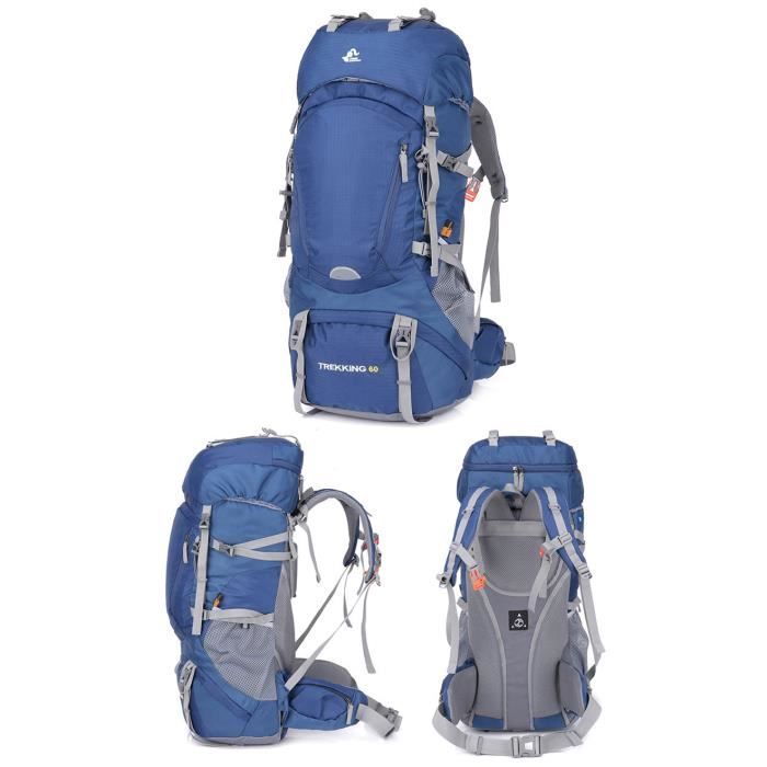Sac Dos de randonn e armature int rieure avec housse de pluie