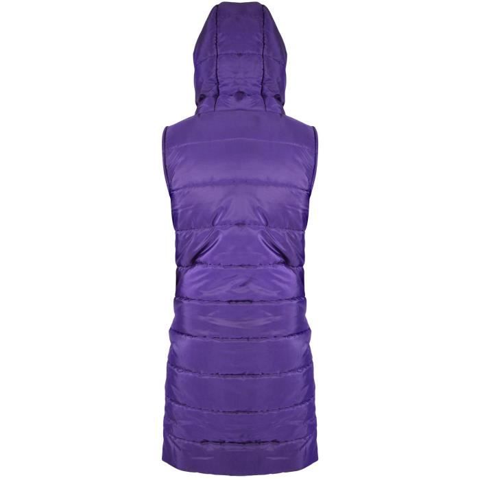 Gilet Matelassé Violet Jones New York - Taille M, Nylon, Neuf