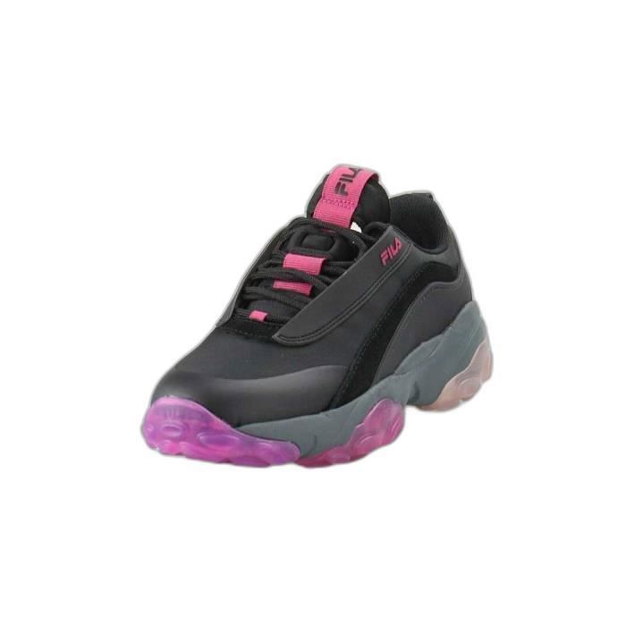 Baskets femme Fila Loligo CB black carmine 38 Black carmine Cdiscount Chaussures