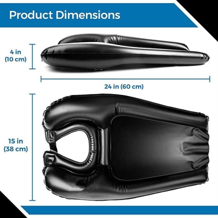 Bac à Shampoing Gonflable Portable Avec Coussin - Appui-tête Lavage Cheveux Pour Domicile Ou Extérieur