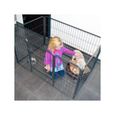 Parc enclos pour chiens grillage cage clôture intérieur et extérieur Hauteur 70,5cm modèle Dog run « M 483 »-2