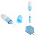 1pc mini capsule pliante petit parapluie avec comprimé package boîte de poche anti-UV parapluie soleil pluvieux-2