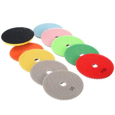 Lot De 21 Tampons De Ponçage En Mousse Souple Grain 2500 Avec Pinceau