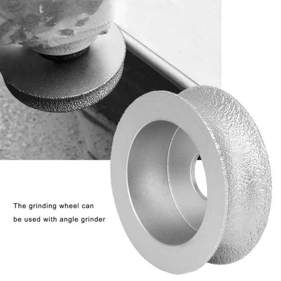 Meule abrasive diamantée brasée Rome de 3,5 cm pour pierre, marbre, céramique (meule romaine 2,5