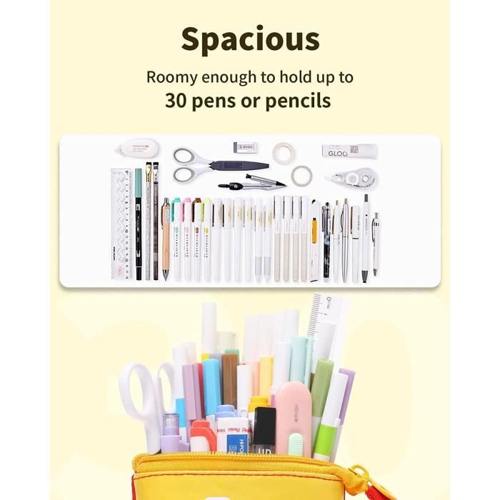 Trousse De Rentrée Scolaire 20 Pièces - Avec Stylos, Règles, Correcteur, Surligneurs... - Fournitures Complètes Collège/lycée