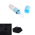 1pc mini capsule pliante petit parapluie avec comprimé package boîte de poche anti-UV parapluie soleil pluvieux-3