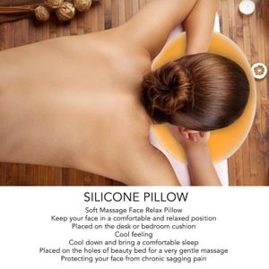 Coussin En Silicone Pour Visage - Confort Massage Table Spa Relaxant - Pas Cher Et Pratique