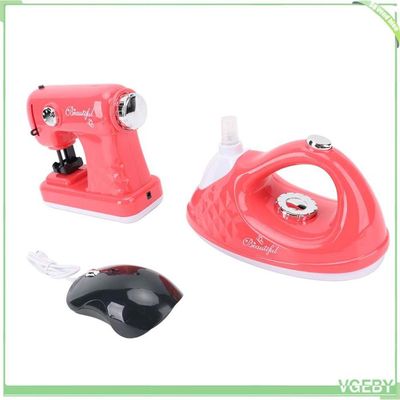 Machine à Coudre Jouet Pour Enfants – Simulation Avec Lumières – Kit Complet (Machine + 3 Bobines) – Apprentissage Créatif Dès 3 Ans