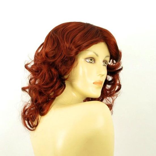 perruque rousse bouclée