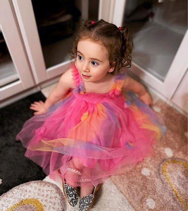 Ma Robe De Princesse Robe Princesse Fille Tulle Avec Fleurs Et