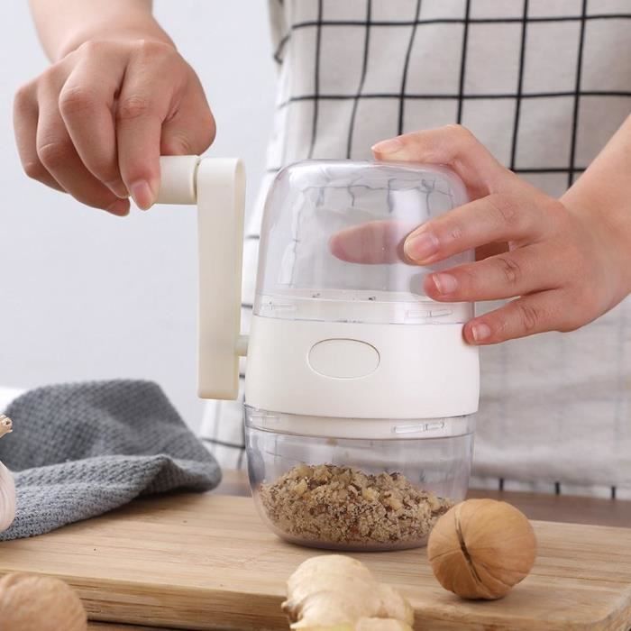 Broyeur à Noix Manuel à Manivelle - Pour Amandes, Noisettes, Noix De Pécan (Brun) - Multifonction