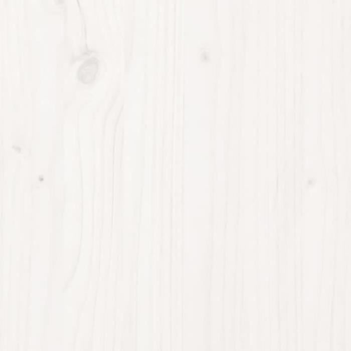 Tête De Lit Accessoire De Lit Meuble De Chambre À Coucher Tête De Cadre De  Lit Double Intérieur Blanc 205,5X4X100 Cm Bois Mas[u4487] - Cdiscount Maison