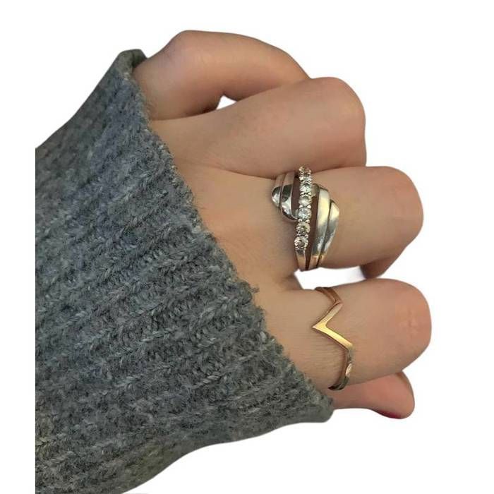 Bague Dentelle Filigrane Grec Pour Femme En Plaqué Or Laminé 18k - Taille 60, Neuve Avec étiquettes