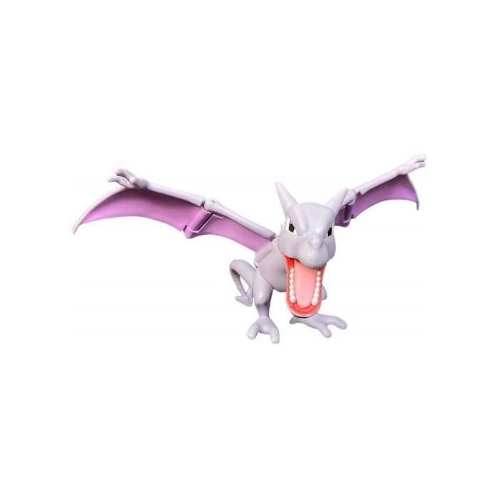 Figurine Pokémon Aerodactyl 11 Cm – Licorne Officielle Jazwares – 2024 – Type Roche/Volant – Mécanisme Dynamique – Dès 4 Ans