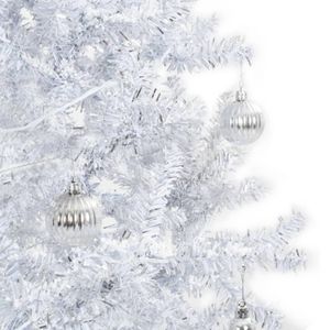 Étoile Scintillante Pour Sapin De Noël DERAYEE - Décoration De Sommet D'arbre Blanc Brillant - 18 Cm