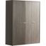 Garde Robe Bebe A 3 Portes Design Coloris Bouleau Gris Achat