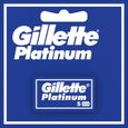 GILLETTE Lame de rasoir Platinum pour homme x5-0