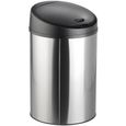 Poubelle Avec Capteurs De Mouvement Et Corps En Aluminium 58 L