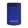 Disque dur portable TRANSCEND TS2TSJ25H3B 2.5" 2000 Go USB Noir, Bleu - USB 3.0 - Résistant aux chocs-0