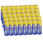 PKCELL Piles AA, lot de 40, piles double A, piles 1,5 V pour bougies LED, télécommandes d'horloges, lampes de poche