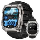 Montre Connectée homme SmartWatch Sport GPS 10ATM KOSPET M4 1.96" Tracker d'Activit Android iOS Samsung Xiaomi Iphone Argent