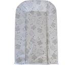 Matelas à langer - BAMBISOL - Plaque mousse - Motif argenté / Blanc