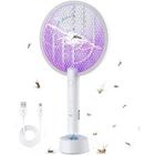 JUFU JUFU Raquette Anti Moustiques Électrique 2 en 1 Tapette anti-moustique électrique USB,pour tuer les moustiques et autres insectes volants