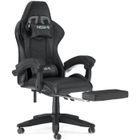 Fauteuil gamer ergonomique - Rattantree Chaise de bureau - Avec appui-tête, Support lombaire et Repose-pieds - Hauteur Réglable