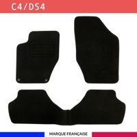 Tapis de voiture - Sur Mesure pour C4 / DS4 - 3 pièces - Antidérapant
