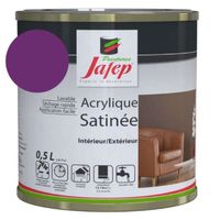 Peinture acrylique satinée mauve Jafep 0,5 L