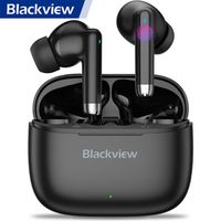 Blackivew AirBuds 4 Écouteurs Bluetooth Sans Fil 5.3 HiFi Stéréo avec ENC Réduction de Bruit Mic,36 Heure Contrôle Tactile - Noir