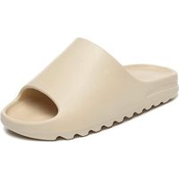 Claquette Antidérapant Mixte - Confortable Léger Sandals pour Piscine Plage - Beige