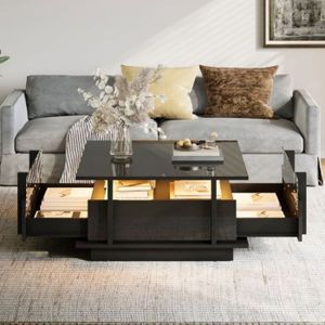 Table Basse Ronde Acrylique Transparent Orange 60x40cm - Pieds Modernes Pour Salon Et Chambre