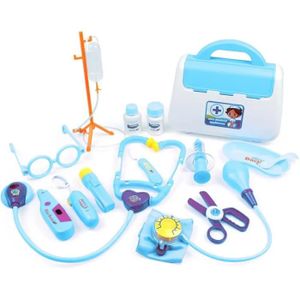 DOCTEUR - VÉTÉRINAIRE Bleu - Kit de jouets de médecin bleu pour enfants,