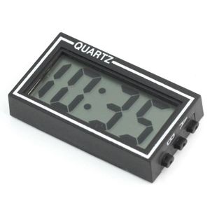 Yosoo Voiture Moniteur dalarme 12 V horloge thermom/ètre num/érique voltm/ètre multifonctions horloge automatique Tension cong/élation D/étecteur de temp/érature LCD /écran affichage LED
