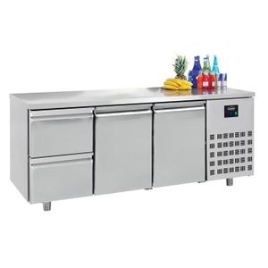 Réfrigérateur tiroir 700 TABLE RÉFRIGÉRÉE 2 PORTES 2 TIROIRS
