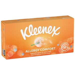 DISTRIBUTEUR MOUCHOIR LOT DE 3 - KLEENEX - Allergy Comfort Mouchoirs - boite de 56 mouchoirs