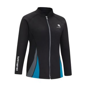Acheter Combinaison courte à manches longues en néoprène 1,5 mm pour homme, pour la plongée, le snorkeling, le surf, la natation