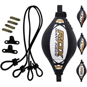 RDX Vitesse Ball Cuir Boxe Poire De Frappe Entrainement MMA Speed Bag Muay Thai Punching Ball et Pivotant Rotule Plafond