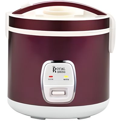Cuiseur à Riz électrique Royal Swiss 2,2 L - Antiadhésif, Panier Vapeur, Maintien Au Chaud, Couleur Violet