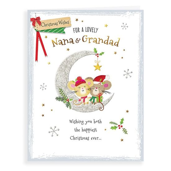 Biglietto Di Natale Piccadilly Greetings Per Nipote Con Orsetto E Cuore - 20,3x15,2 Cm
